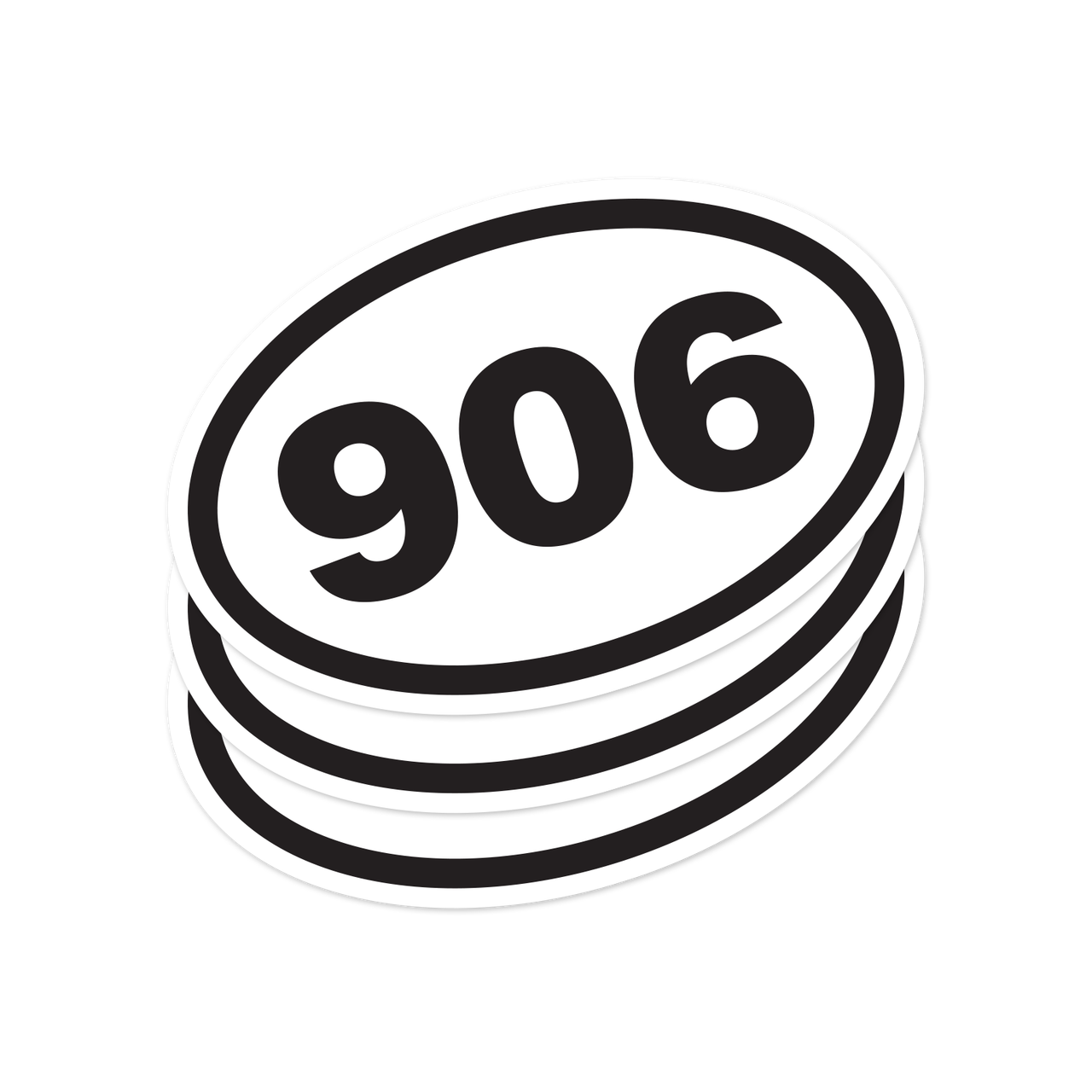 906 Sticker 906 Sticker