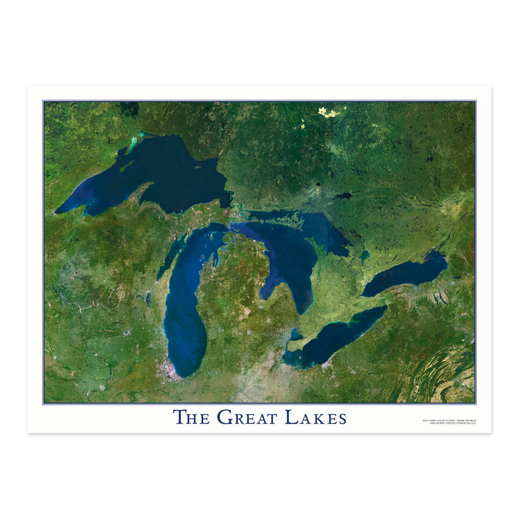 Great Lakes Satellite Photo