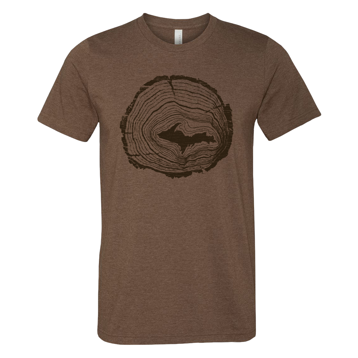 Upper Peninsula Tree Rings Tee
