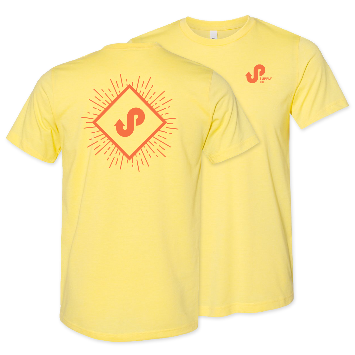 Upper Peninsula Supply Co • Spring Logo Burst Yellow