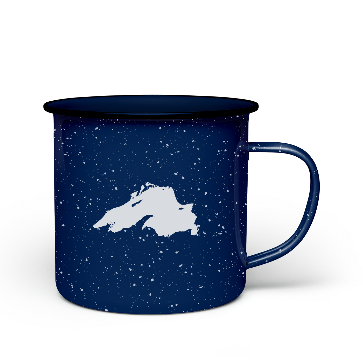 Lake Superior Enamel Camp Mug
