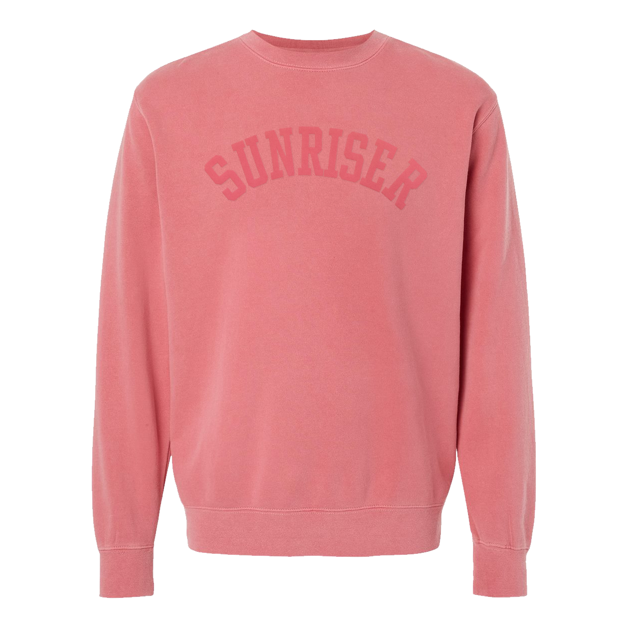 Sunriser Crewneck (puff ink) • Pink