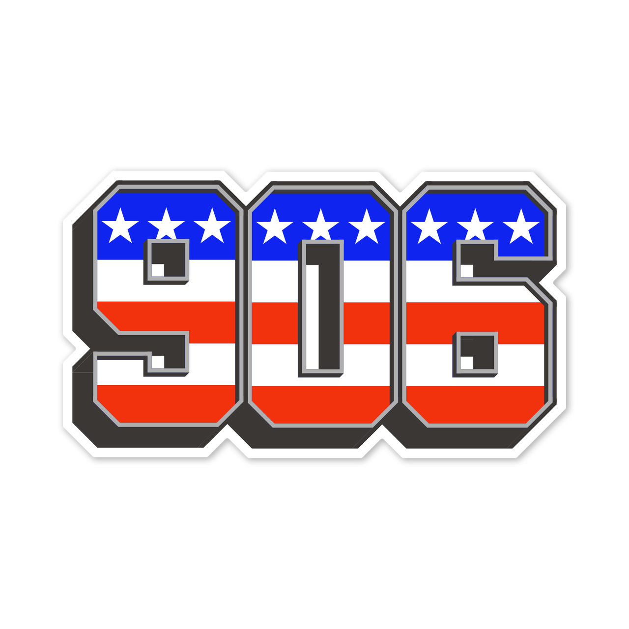 906 America Sticker