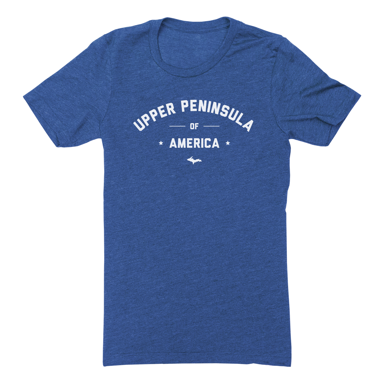 Upper Peninsula of America Tee – Blue & White