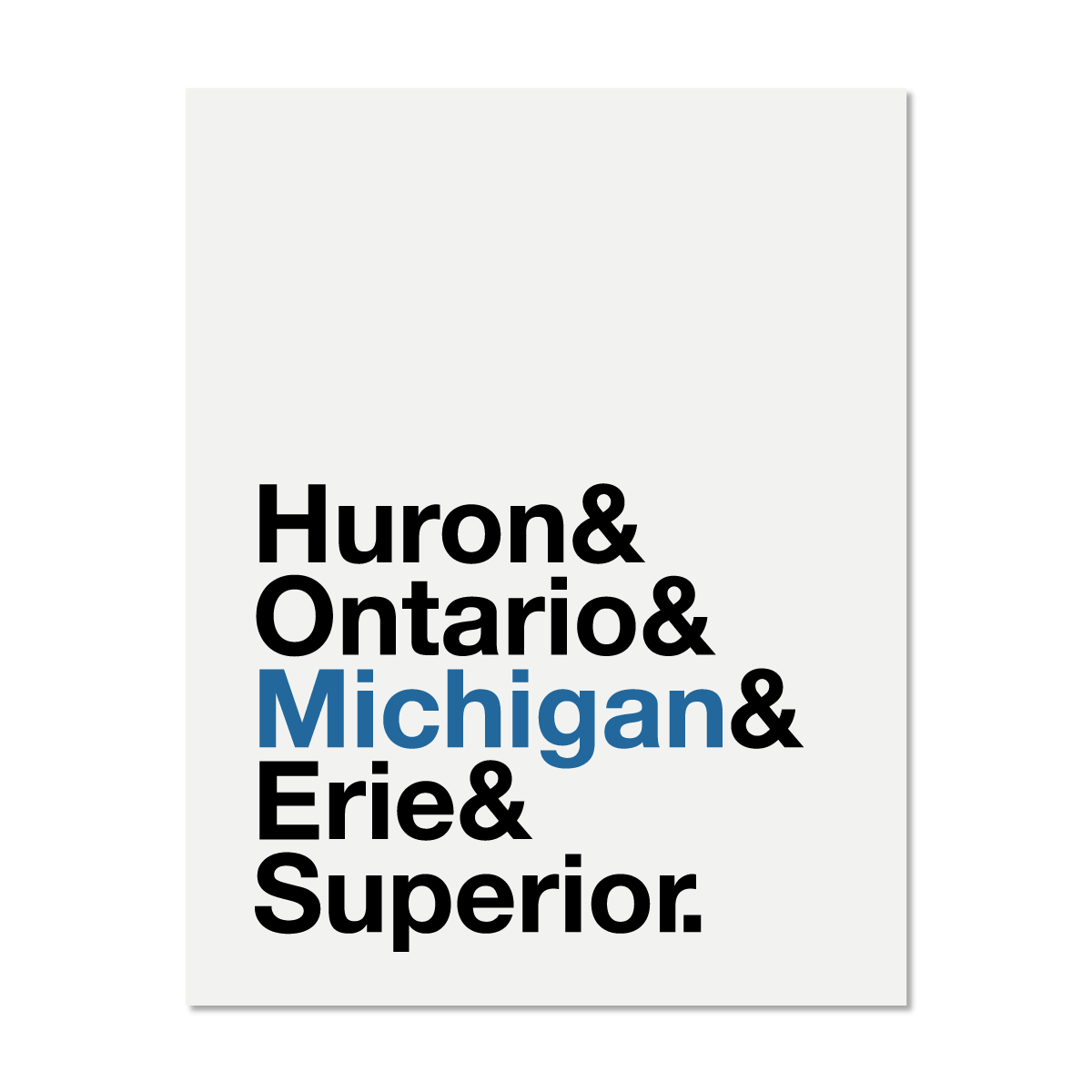 Michigan H.O.M.E.S. Print