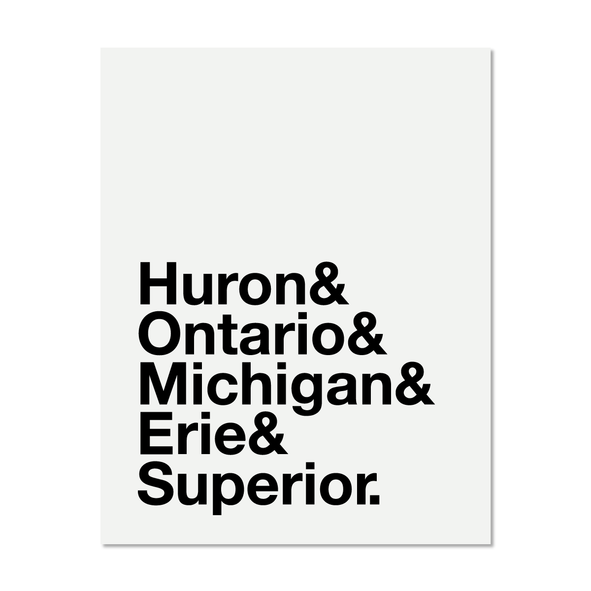 H.O.M.E.S Print (White)