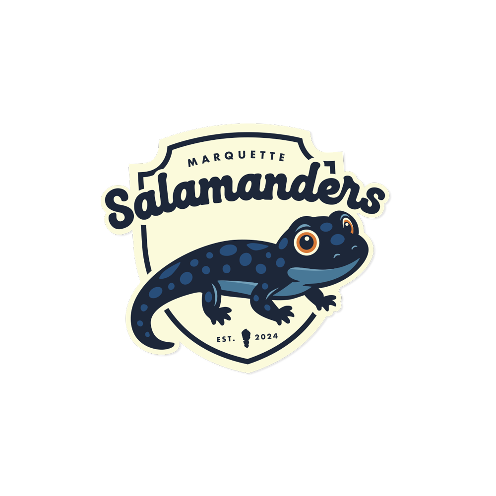 Marquette Salamanders Sticker